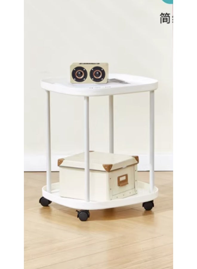 Square Side Table with Rotating Wheels for Living Room and Bedroom, Multi-Purpose Coffee Table with Easy Mobility and Practical Design - Image 5